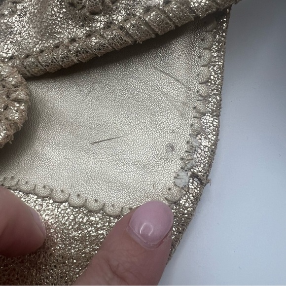 Jack Rogers Gold Maggie Kitten Heels 8.5 - Picture 7 of 10